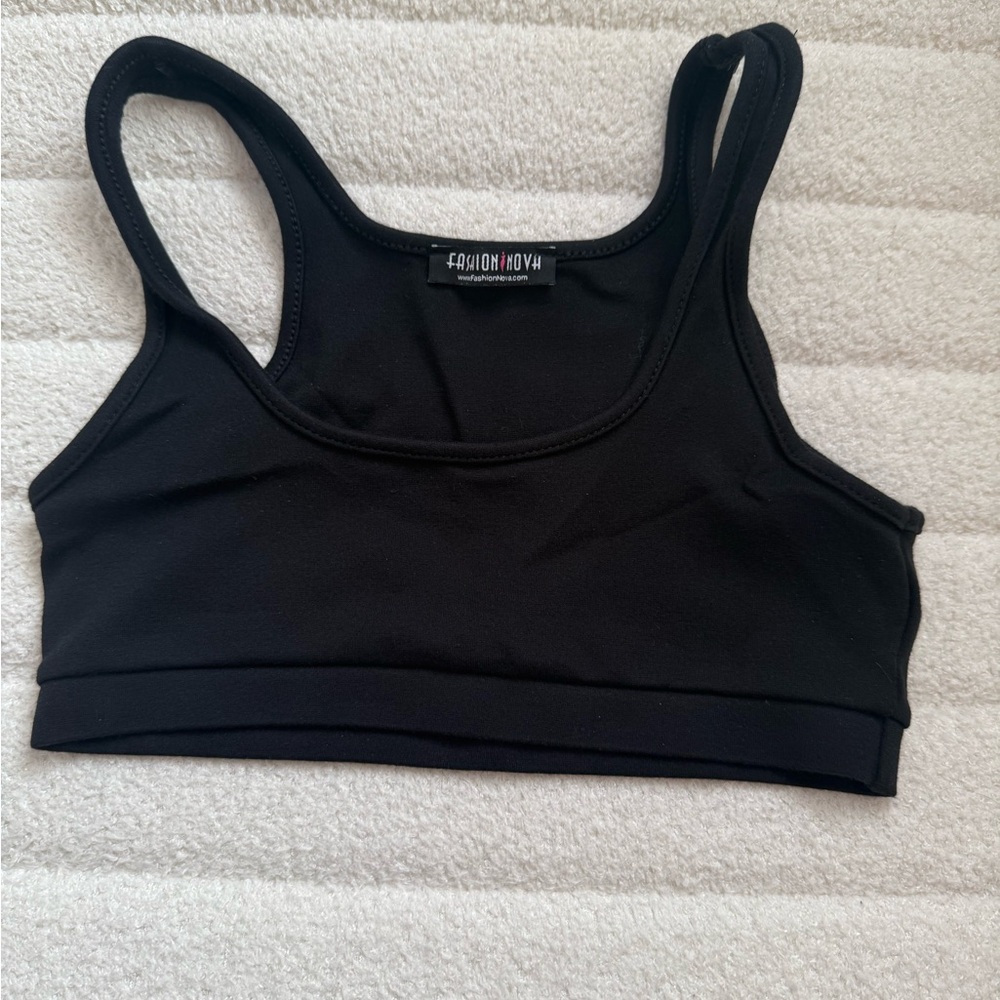 Fashion Nova Black Crop Top